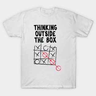 Think Outside The Box print Neurodiversity T-Shirt